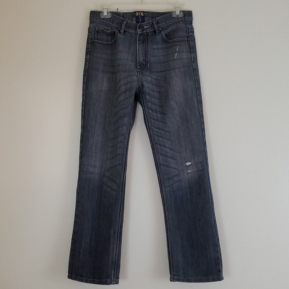 F.U.S.A.I  Black Distressed Jeans - 12
